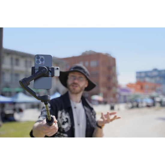 Hohem iSteady V3 AI Smartphone Gimbal with AI Tracker & Fill Light Module (Black) Hohem iSteady V3 AI Smartphone Gimbal with AI Tracker & Fill Light Module (Black)